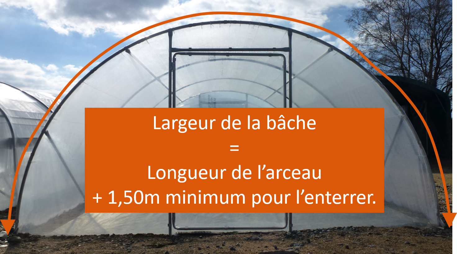 Bâche pour serre 200 g/m2 Serre en Direct